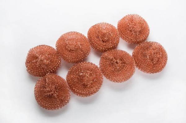 Quality Household Cleaning Copper Pot Scrubbers Soft Touching With Three Years Long Lifetime for sale