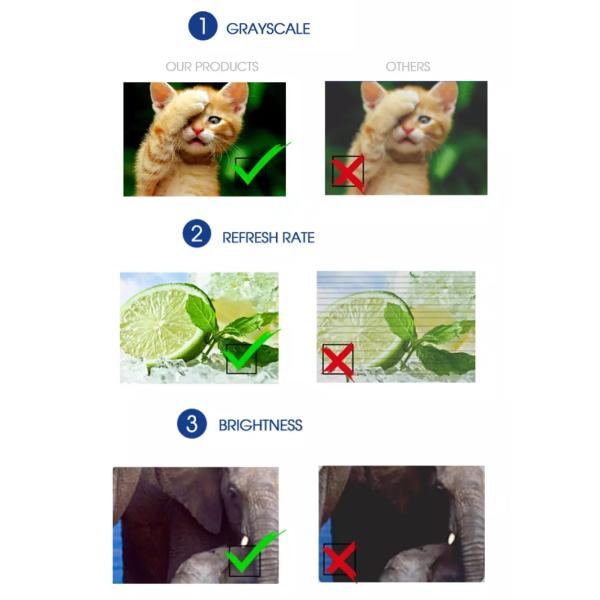 Indoor 4K led display screen P1.875 led wall front service