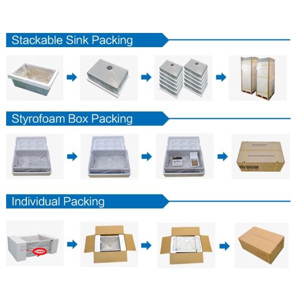 16G Thickness Undermount Stainless Steel Kitchen Sink Drainboard Brushed Surface Australia Style