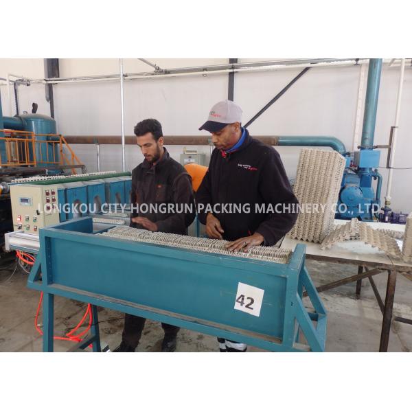 High Speed Waste Paper Egg Box Machine Full Throttle Operation CE Approved