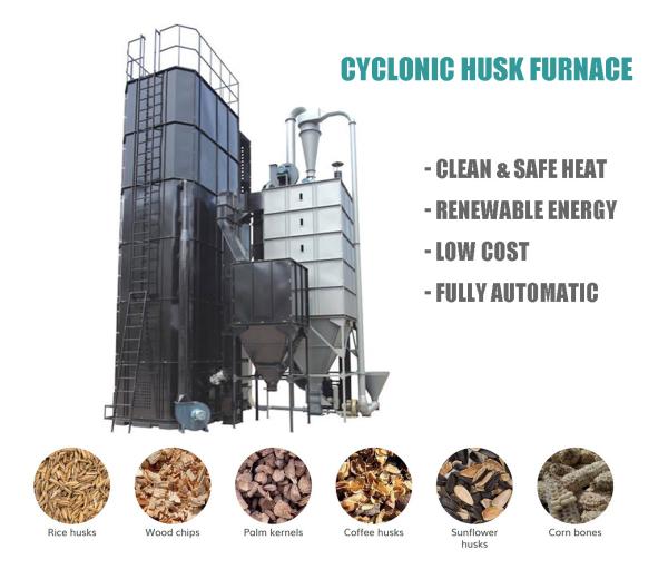 Quality Grain Dryer Biomass Burner With Clean And Safe Heat 1Million Kcal/H for sale