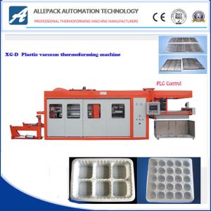 Egg Tray Plastic Thermoforming Machine Servo Drive For Pp / Pvc / Pe Container