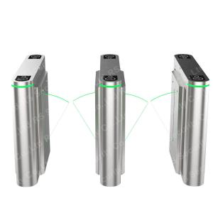 Anti Trailing Flap Turnstile Gate Infrared Alarm For Illegal Intrusion