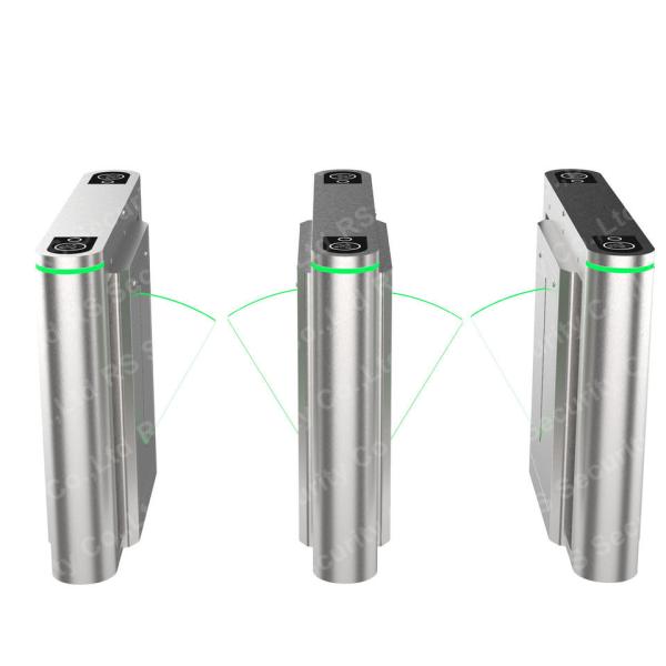 Quality Anti Trailing Flap Turnstile Gate Infrared Alarm For Illegal Intrusion for sale