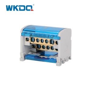 Buy cheap Durable Busbar Power Distribution Terminal Cabinet , Power Distribution Box UK 207 In Grey and Blue Color product
