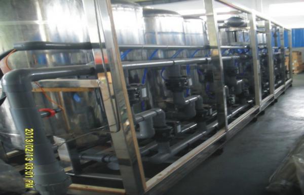 Quality Stationary Single Grade RO Seawater Desalination Equipment Water Purification Plant for sale