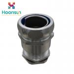 Galvanized Steel Brass Union Fitting Locked Type With Compression Fitting