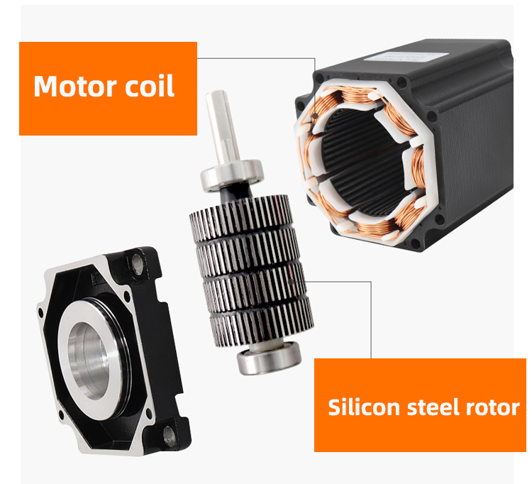 Electric Micro Brushless Stepper Motor For CNC Robot 3D Printer