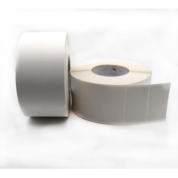 Thermal self-adhesive blank white label barcode qr code pricetag waterproof oilproof tear resistant sticker labels