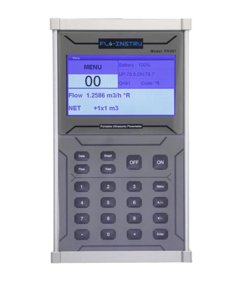 Quality PH301 Liquid Portable Ultrasonic Flowmeter Made In China for sale