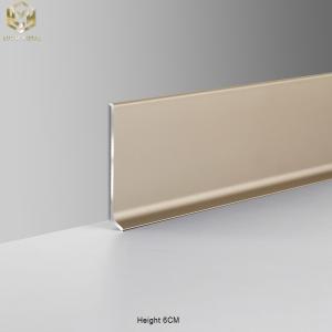 Buy cheap Residential Premium Wall Aluminium Skirting Profile Baseboards product