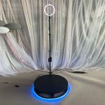 Rotating Spinner 360 Selfie Photo Booth Machine With Bottom Light