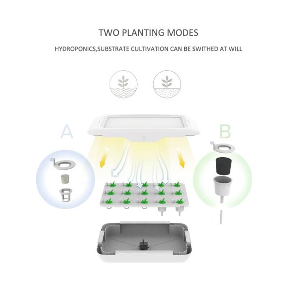 Agricultural PP 24V Home Hydroponic Growing Systems