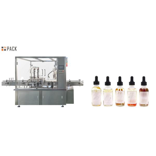 ull Automatic Small Bottle Essential Oil Filling And Capping Machine With Plunger Dosing Device