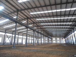 China Industrial Use GB Standard Steel Structure Workshop H Steel Column And Beam on sale