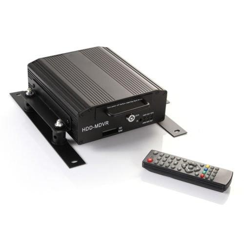 Quality Remote Control HDD Mobile DVR 4 Camera MDVR Recorder Real Time Online Monitor for sale