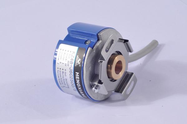 Quality KZ48 Servo Motor Rotary Encoder Taper Shaft 9mm 4096 Resolution 8 Poles Line Driver 26LS31 A-ZKD-12-250BM/2P-G05L-C for sale