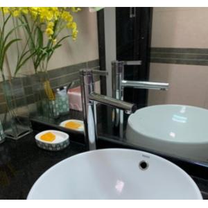 Bathroom Black Golden Retractable 35mm Pull Out Sink Faucet