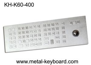 China Weather - Proof Industrial Keyboard with Trackball , Kiosk trackball keyboard Metal on sale