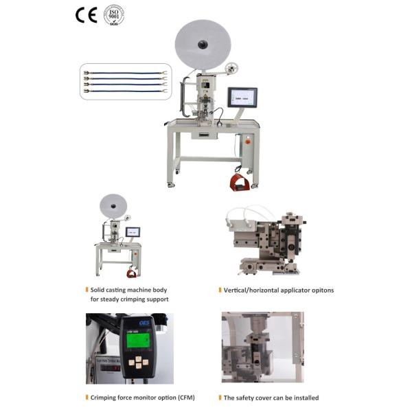 EW-5065 Semi-automatic Electrical Reel Terminal Connector Electric Wire Crimping Machine Automatic Crimper