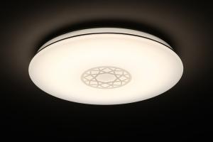 China High Color Rendering Round Ceiling Lamp , 38W Modern Round Ceiling Light For Bedroom on sale