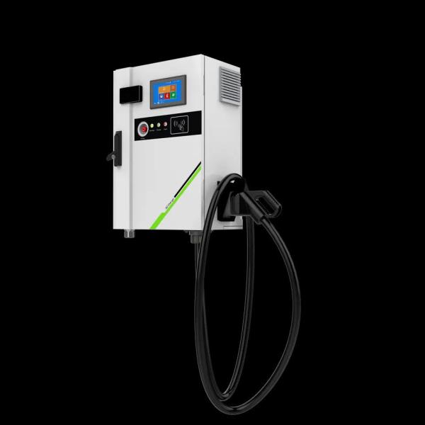 Quality OCPP Level EV DC Charging Station 2 CCS Type2 Wallbox 30KW Wifi IP54 for sale