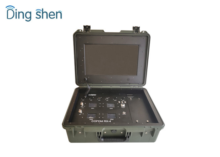 4 Channels COFDM Wireless Portable Diversity HD Resolution Uav Video Receiver