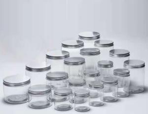68mm Pet Plastic Storage Jars Peanut Butter 1000pcs Round Plastic Canisters