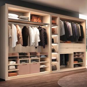 2.8M Double Wardrobe With Double Hanging Filing Cabinet Drawer Dividers