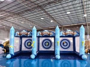 Buy cheap Inflatable Axe Throwing Game Inflatable Ball Toss Target Dart Board Game Velcro axes product