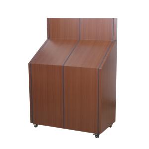 PVDF Flameproof Wooden ACP Texture , PE Wood Pattern Aluminum Composite Panel