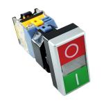 LED indicator button switch 22mm LA38-11D DC12V 24V AC 220V 380V 1NO+1NC