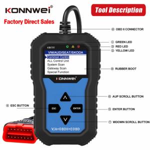VAG Fault Code Reader Scanner Diagnostic Tool 2 LCD screen VW Volkawagen Audi Group