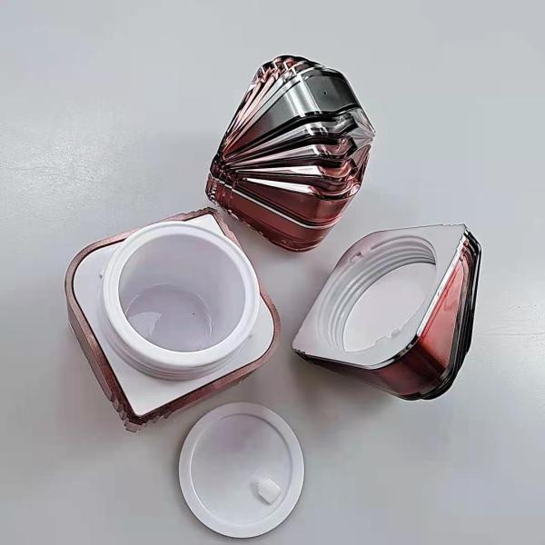 15ml 50ml 100ml Cream Bottle red Cream Oil Bottle Custom Color Airless Pump Bottle