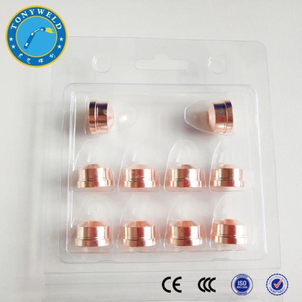 Binzel Plasma Torch Consumables , Plasma Torch Parts Cut150 Electrode And Nozze