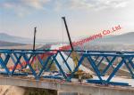 Curved String Steel Truss Stiffened Continuous Beam Structure High Speed Railway