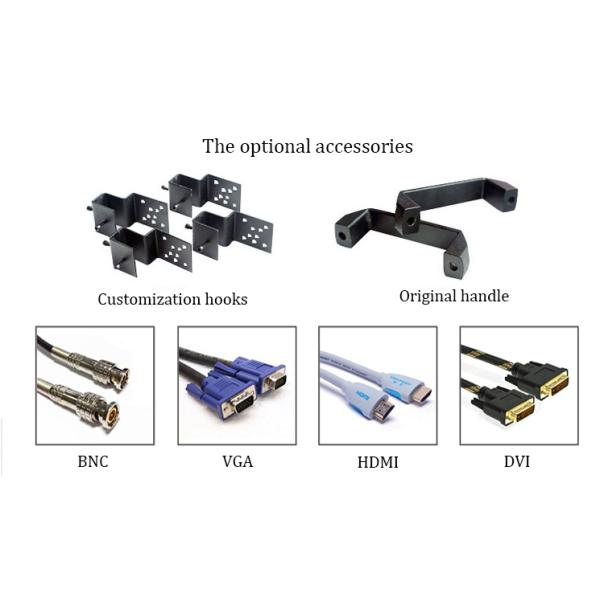 Digital Signage Video Wall Screens , Indoor Advertising Display 4 Screen Video Wall