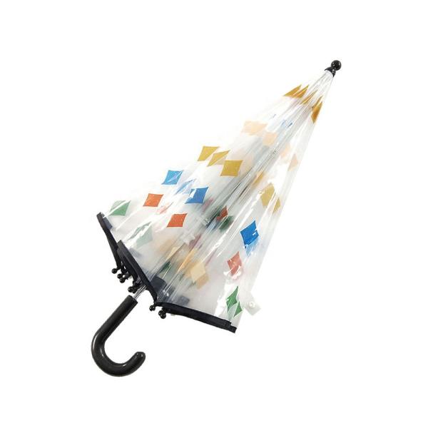 Kid Poe / Pvc Transparent See Through Umbrella Plastic Handle Manual Control