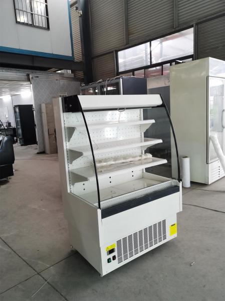 Quality Semi Vertical Multideck Open Display Refrigerated Cabinet Space Saving for sale