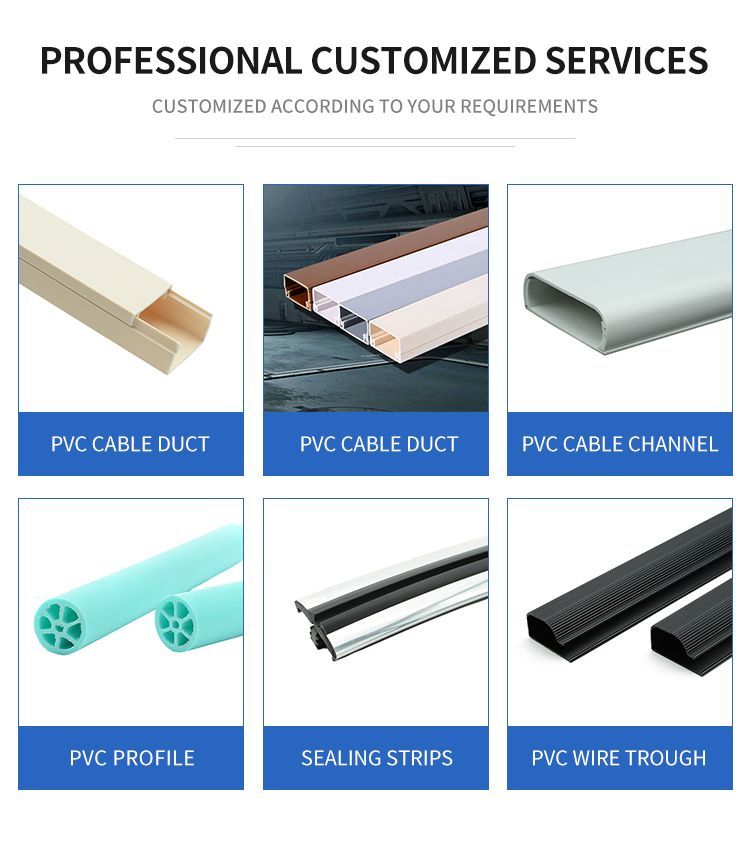 Top Quality PVC Electrical Trunking PVC Conduct Wire Management