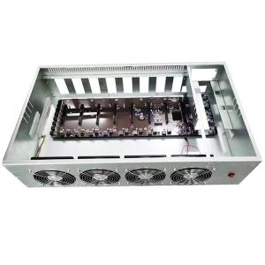 China Wholesale 847Pro 8 GPU case with Fans DDR3 4G 64G/128G 65MM space open case Computer Machine Box on sale