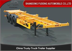 China BPW axle 40ft skeletal container trailer air bag Suspension container trailer  on sale