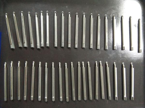 Quality Ejector Pins OEM Spare Parts , Custom Color Carbon Steel Injection Molded Parts for sale