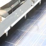 Solar Panel Cleaner Robot High Though Cleaning Solutions with Semi-automatic