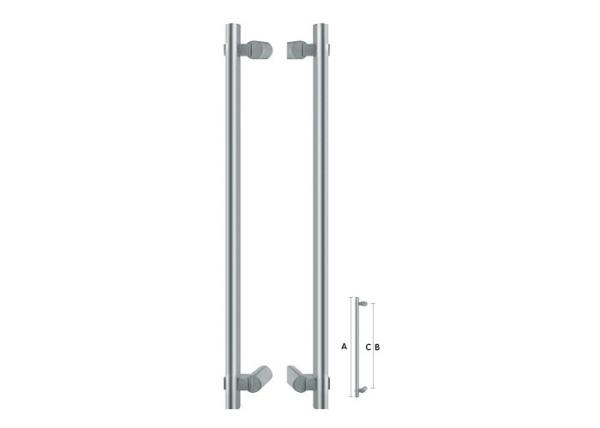 Quality Customized Design Bathroom Glass Door Handles Ce Certificate Eco - Friendly for sale