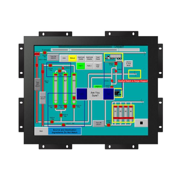 Quality 12" SVGA Kiosk Touch Screen Monitor Open Frame Lcd Display 350cd/m2 for sale