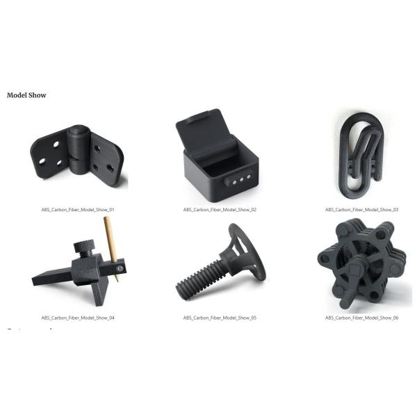 ABS Carbon Fiber 3d Printer Filament 1.75mm Filament 1kg PC Filament