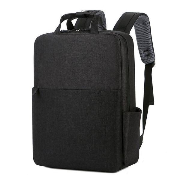 Quality 41cm Student Lap Top Ruck Sack Black Travel Backpack Rucksacks With USB Outdoor for sale