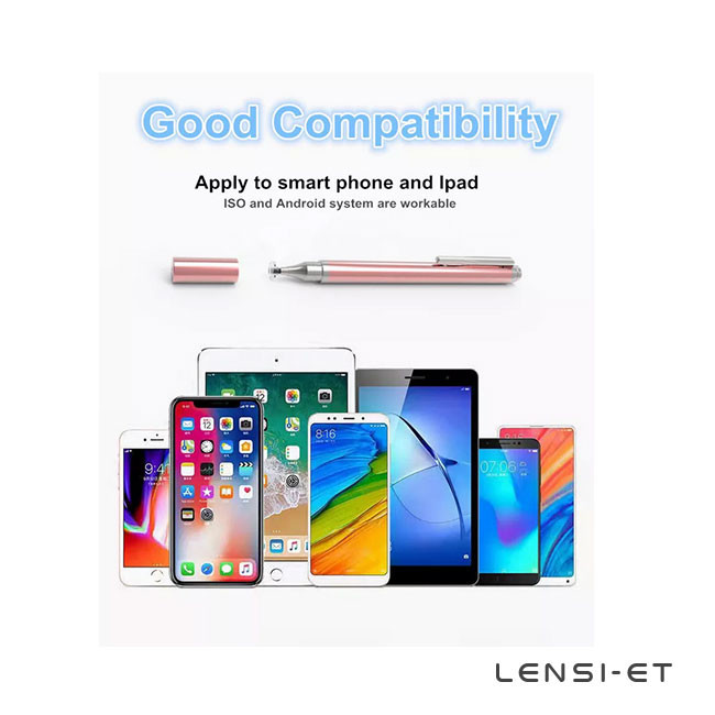 Universal No Delay 2 In 1 Stylus Pen For Ipad Phone Tablet