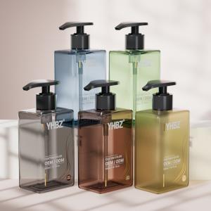 China Custom Plastic Lotion Bottle 300ml Hand Sanitizer Shampoo Pump Bottle on sale